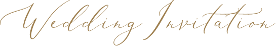 Wedding Invitation